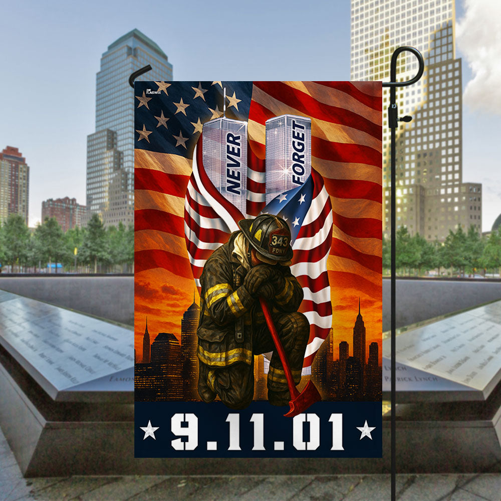 Never Forget September 11 Patriot Day 911 Flag MLN6266LPN