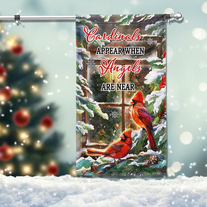 Cardinal Christmas Flag Cardinals Appear When Angels Are Near MLN1978F