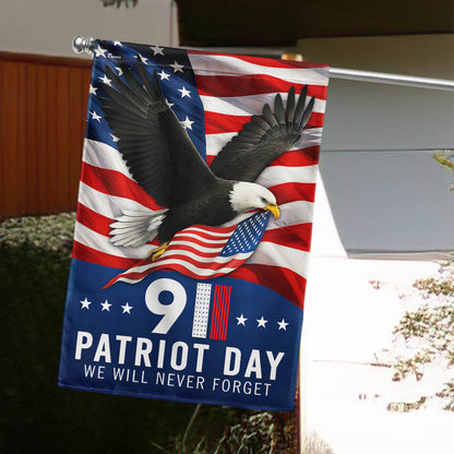 Patriot Day 911 We Will Never Forget Memorial Day Eagle Flag MLN6314TTH