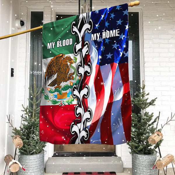 Mexico Mexican American Flag THH2298F