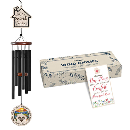 New Home Wind Chimes for Housewarming – Home Sweet Home Gift for New Homeowners