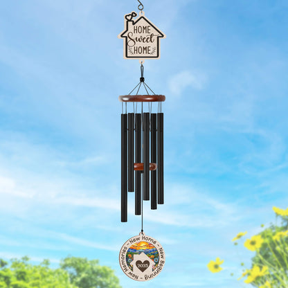 New Home Wind Chimes for Housewarming – Home Sweet Home Gift for New Homeowners