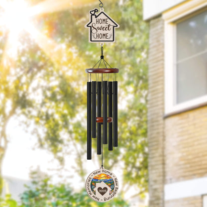 New Home Wind Chimes for Housewarming – Home Sweet Home Gift for New Homeowners