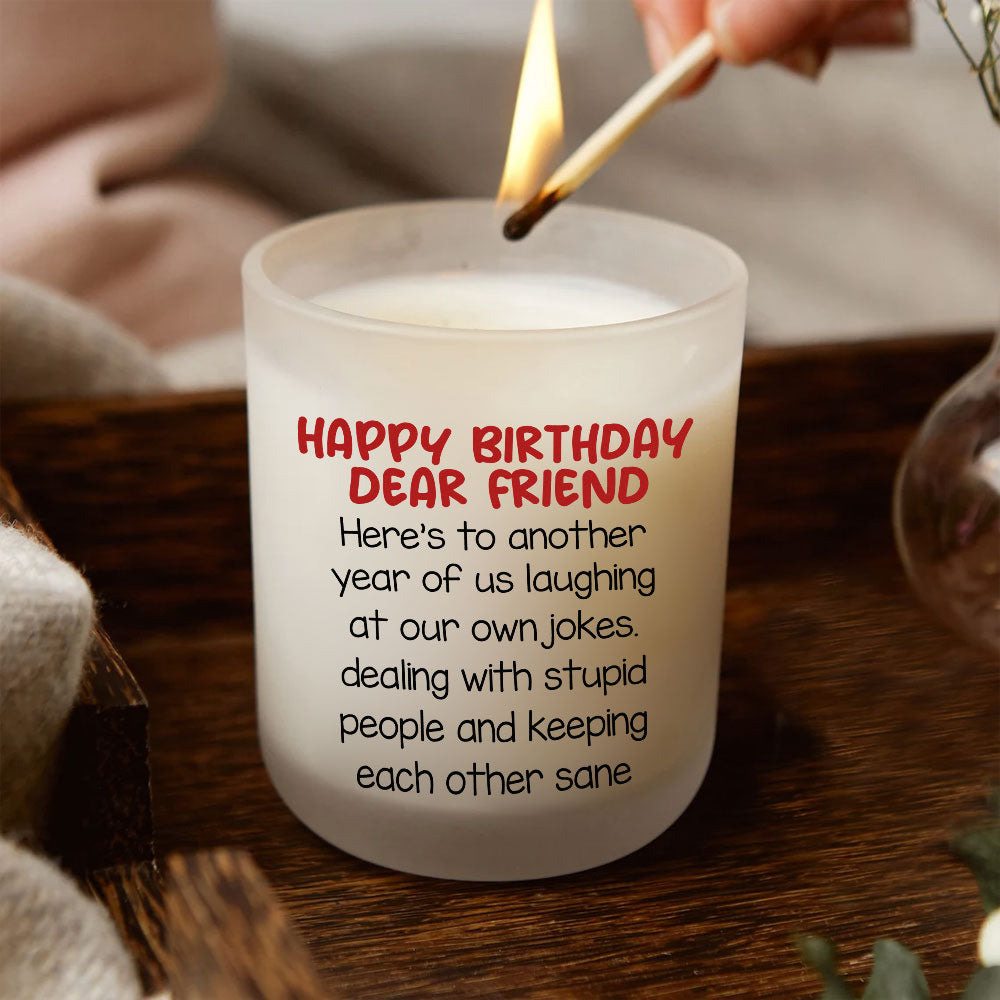Best Friends Candle HPBD Gifts Lavender Vanilla 10oz Candle Cup