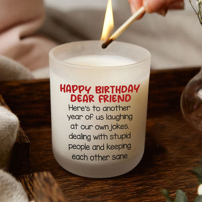 Best Friends Candle HPBD Gifts Lavender Vanilla 10oz Candle Cup
