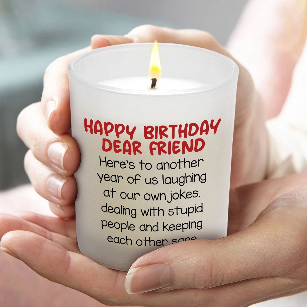 Best Friends Candle HPBD Gifts Lavender Vanilla 10oz Candle Cup