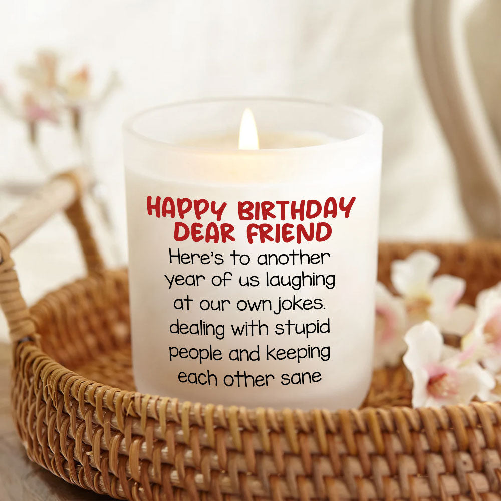 Best Friends Candle HPBD Gifts Lavender Vanilla 10oz Candle Cup