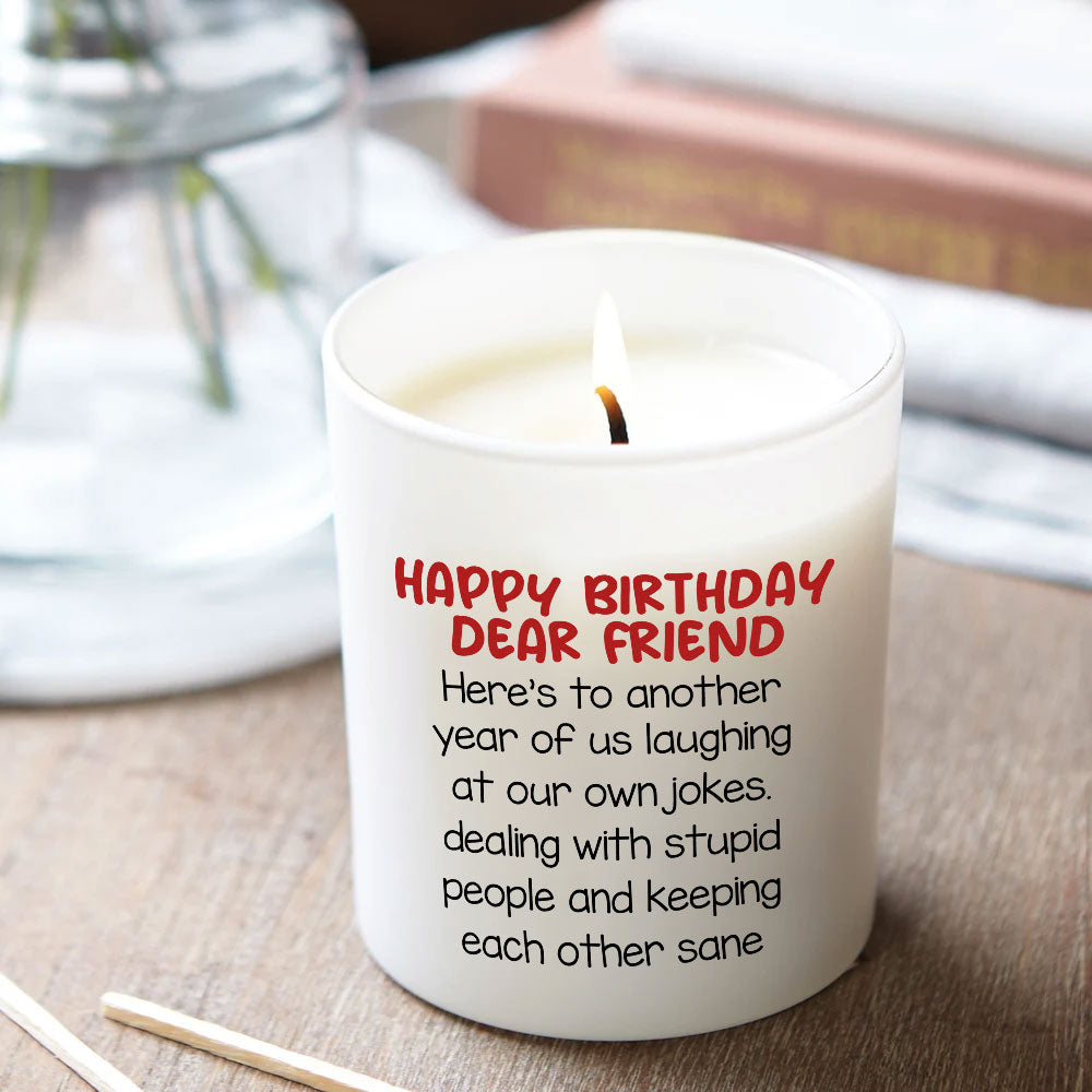 Best Friends Candle HPBD Gifts Lavender Vanilla 10oz Candle Cup