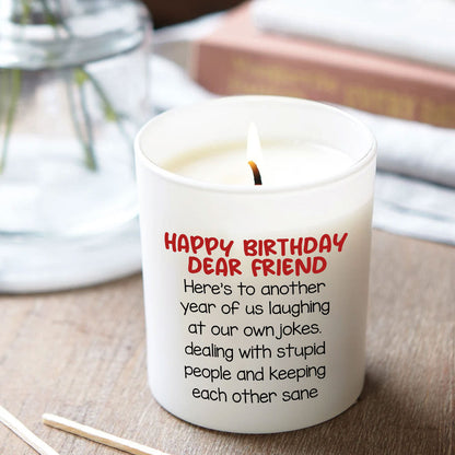 Best Friends Candle HPBD Gifts Lavender Vanilla 10oz Candle Cup