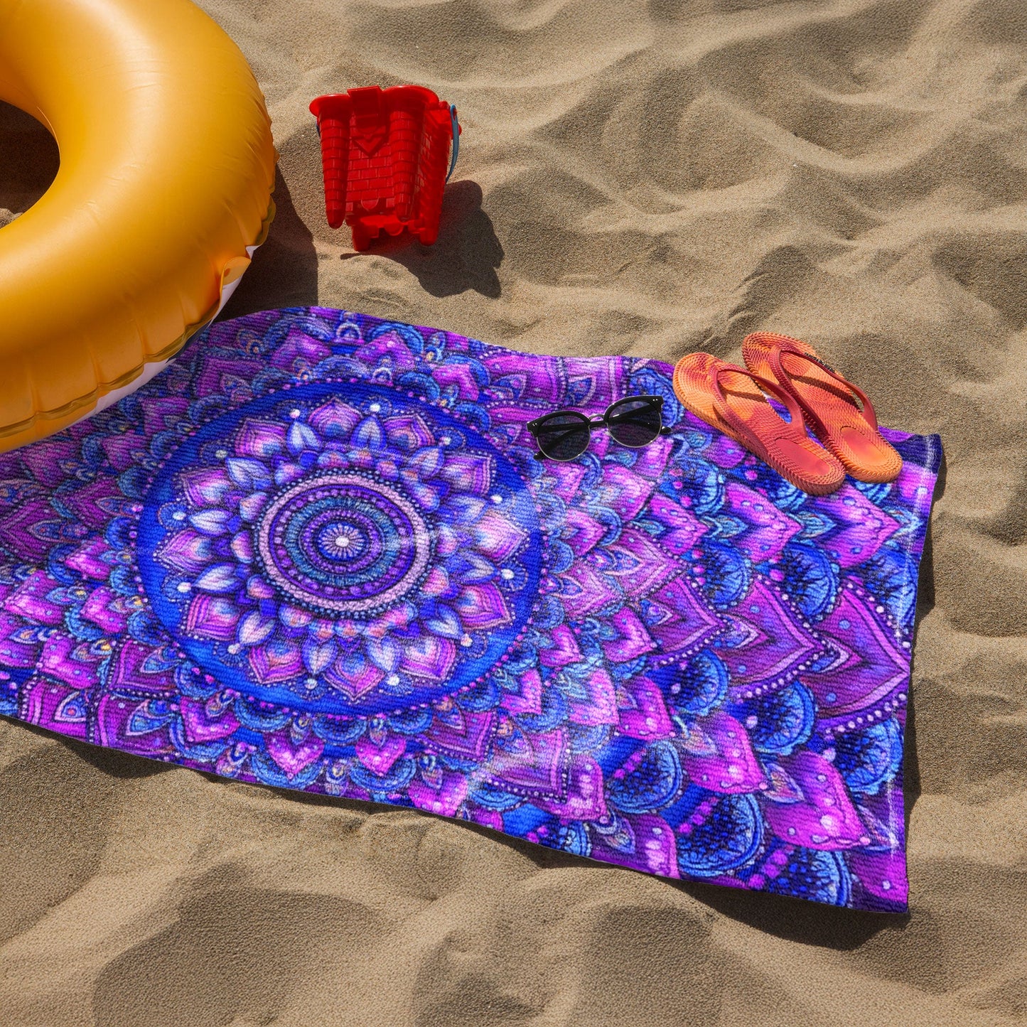 Purple Mandala Bohemian Beach Towel TQN5268HVN