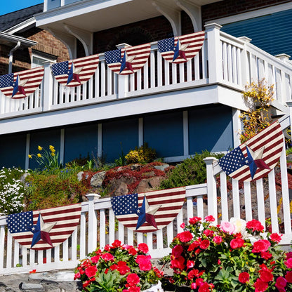 Patriotic Texas Flag - Texan American Non-Pleated Fan Flag