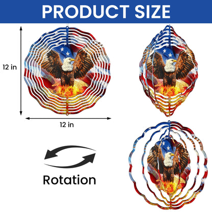 Patriotic Eagle American Pride Wind Spinner TQN4831PMN