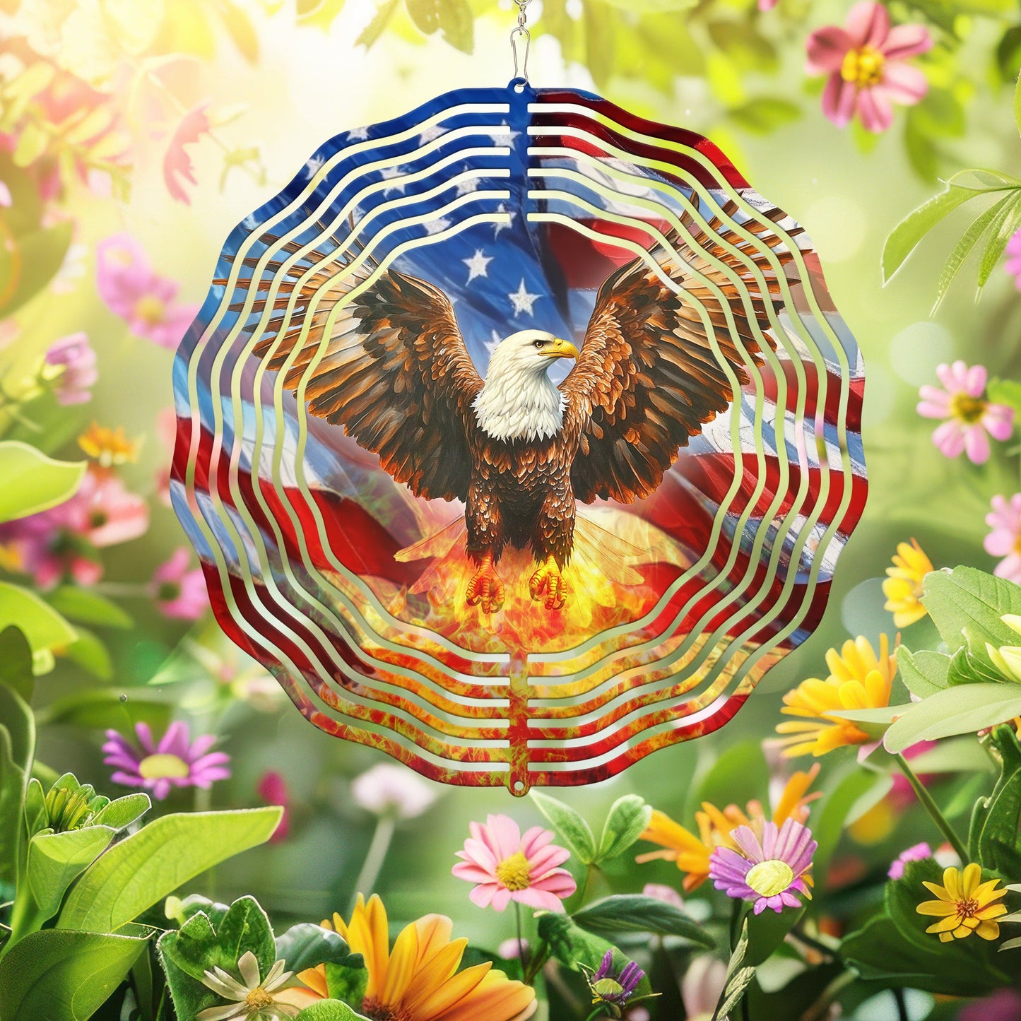 Patriotic Eagle American Pride Wind Spinner TQN4831PMN
