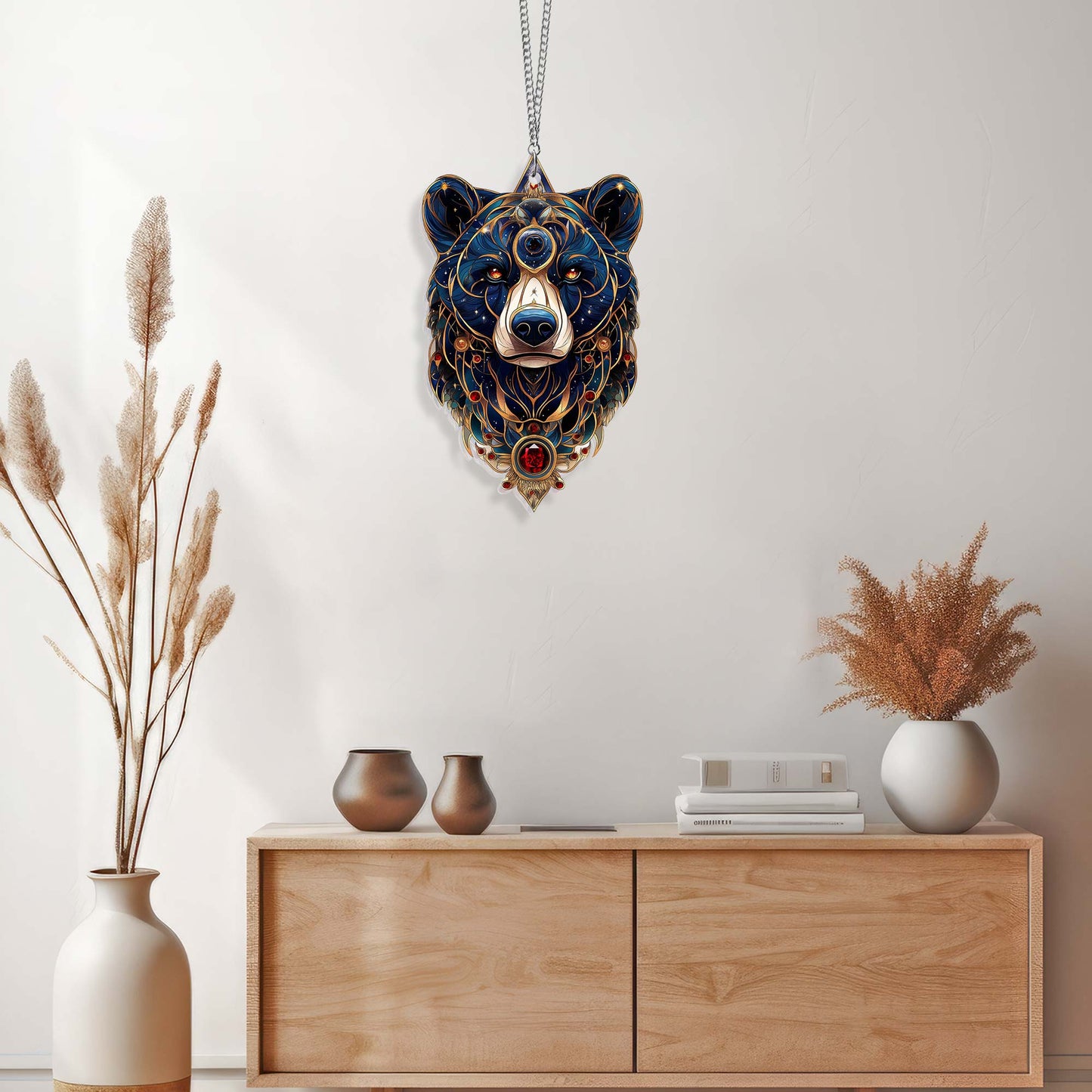 Bear Suncatcher Wildlife Animal Acrylic Hanging Sign TQN4444AS