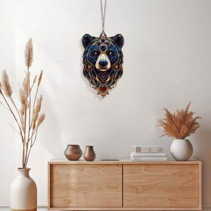 Bear Suncatcher Wildlife Animal Acrylic Hanging Sign TQN4444AS
