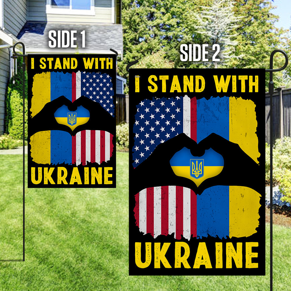I Stand With Ukraine American American Flag TQN4930NTH