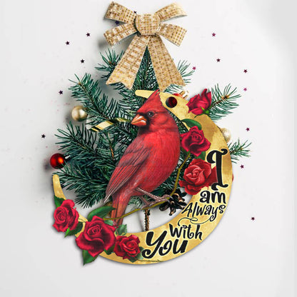 Cardinal Memorial Ornament, Sympathy Christmas Gift, I am Always With You, Memorial Gifts For The Loss Of A Loved One, Family Tree Memorial Ornament, Christmas Decorations Ornament THB3570O