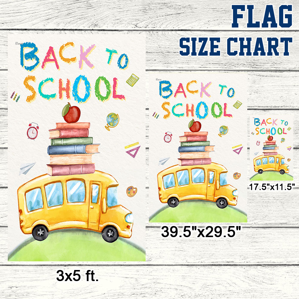 Back To School First Day Of School Flag TQN1551F