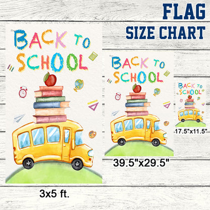 Back To School First Day Of School Flag TQN1551F
