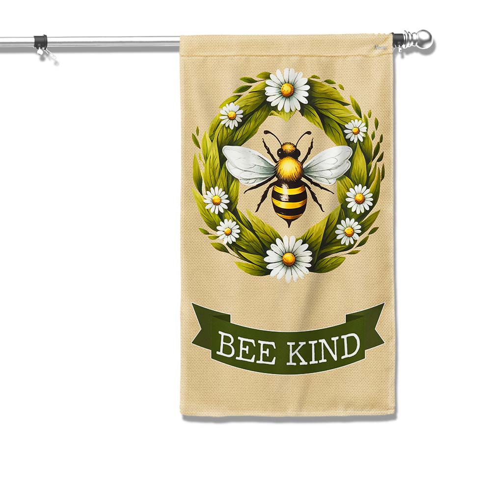 Bee Kind Bee Happy Flag TQN3180F