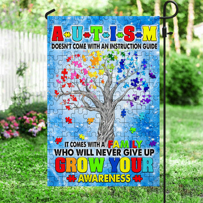 Autism Awareness Flag Autism Tree. Grow Your Awareness TTN553F