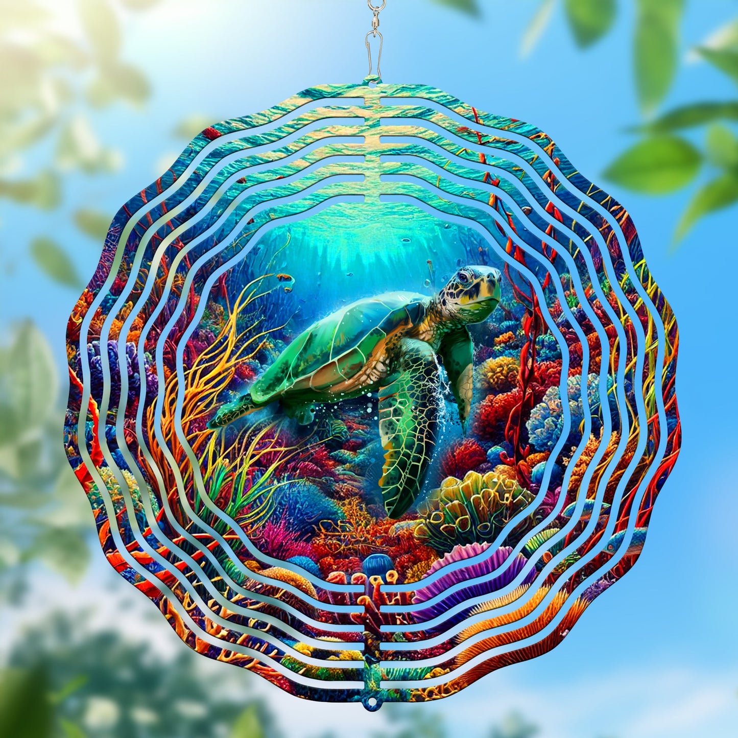 Sea Turtle Wind Spinner MLN5284PMN