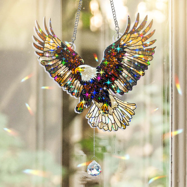 Eagle Hologram Window Hanging MLN6058NGT