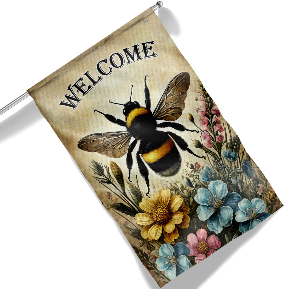 Bee Welcome Summer Flag TQN3438F