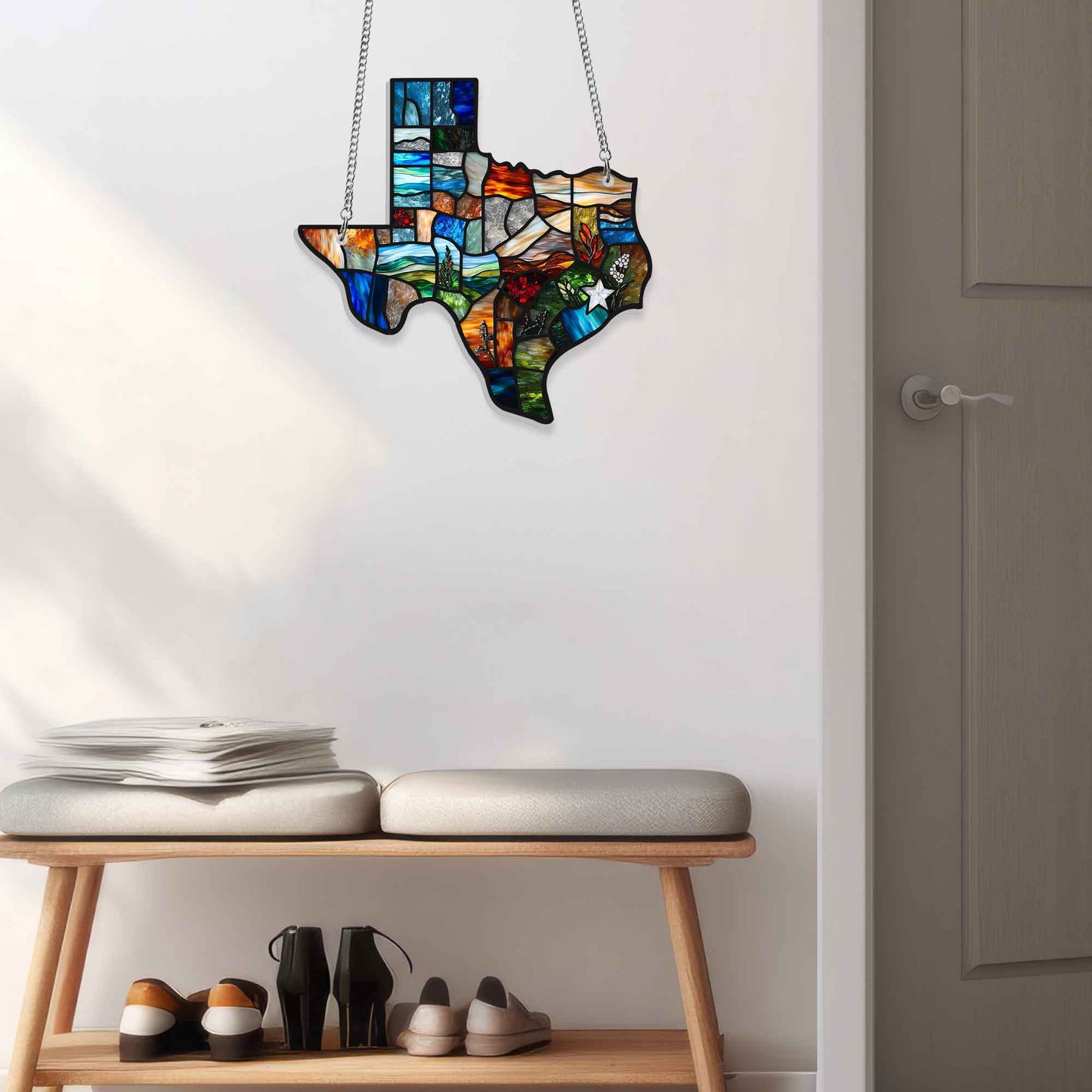 Texas Suncatcher – Lone Star State Window Hanging Decor for Home Pride