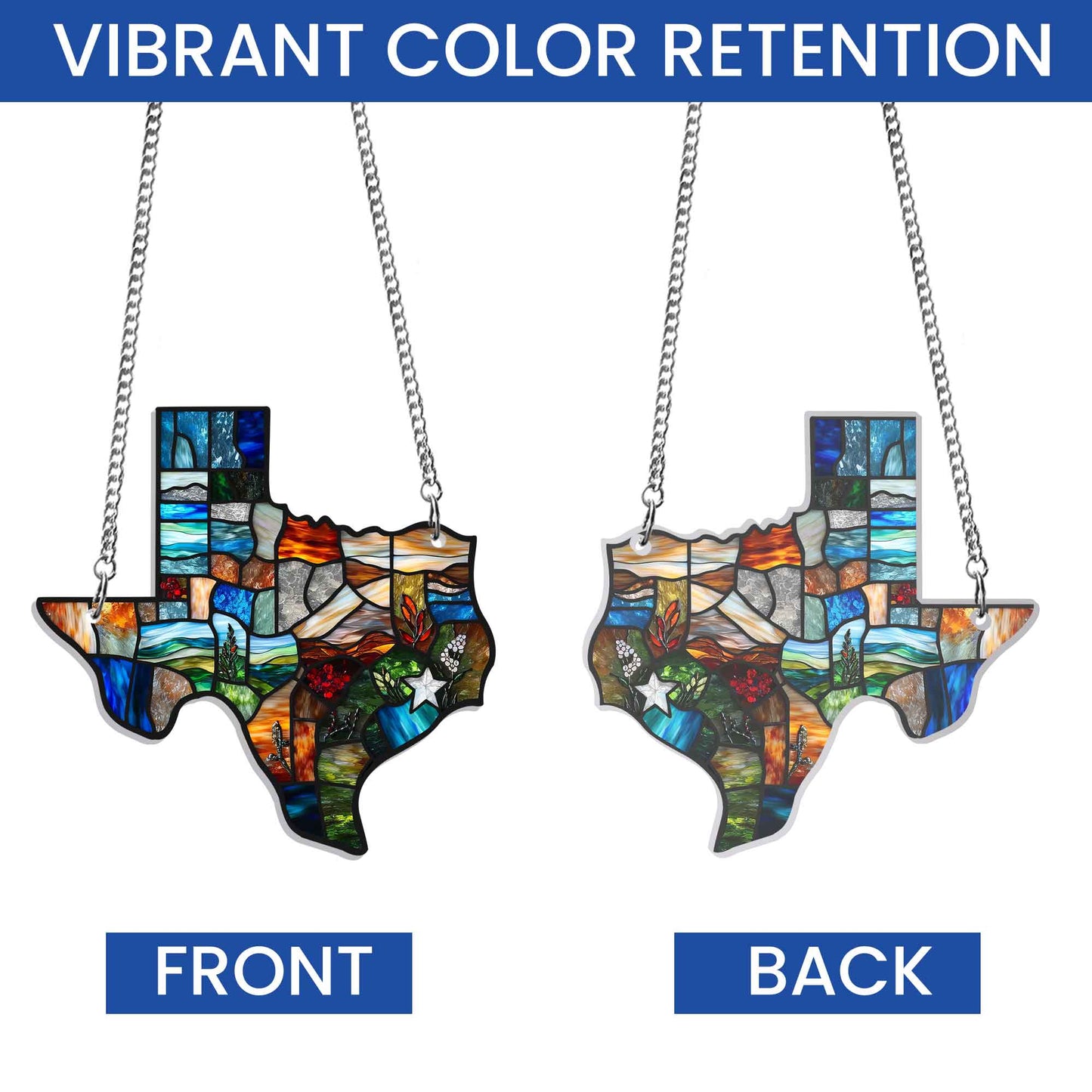 Texas Suncatcher – Lone Star State Window Hanging Decor for Home Pride