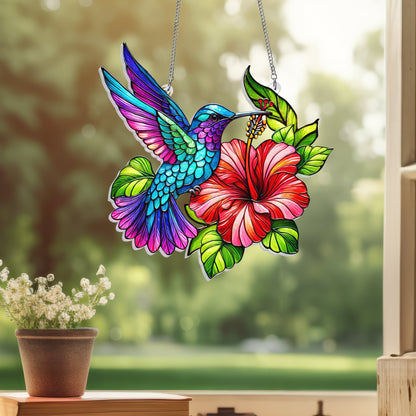 Hummingbird Acrylic Suncatcher Window Hanging TQN5112NTH