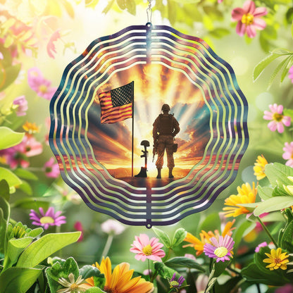 Memorial Day U.S. Veteran Wind Spinner TQN4824NMQ