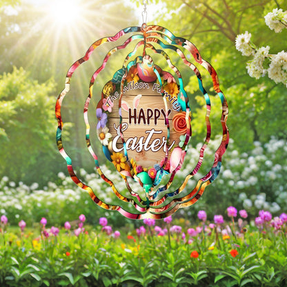 Personalized Happy Easter Wind Spinner VTM1064PMN