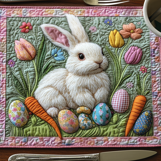 Whimsical Easter Quilted Place Mat NCU0DV4302