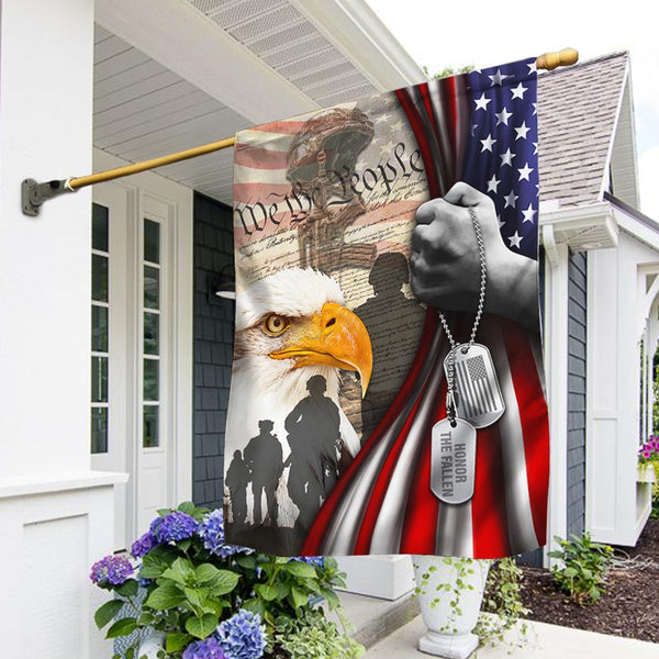 Flagwix American Flag - American Patriot, We The People, U.S. Veteran American Eagle Flag TPT174F