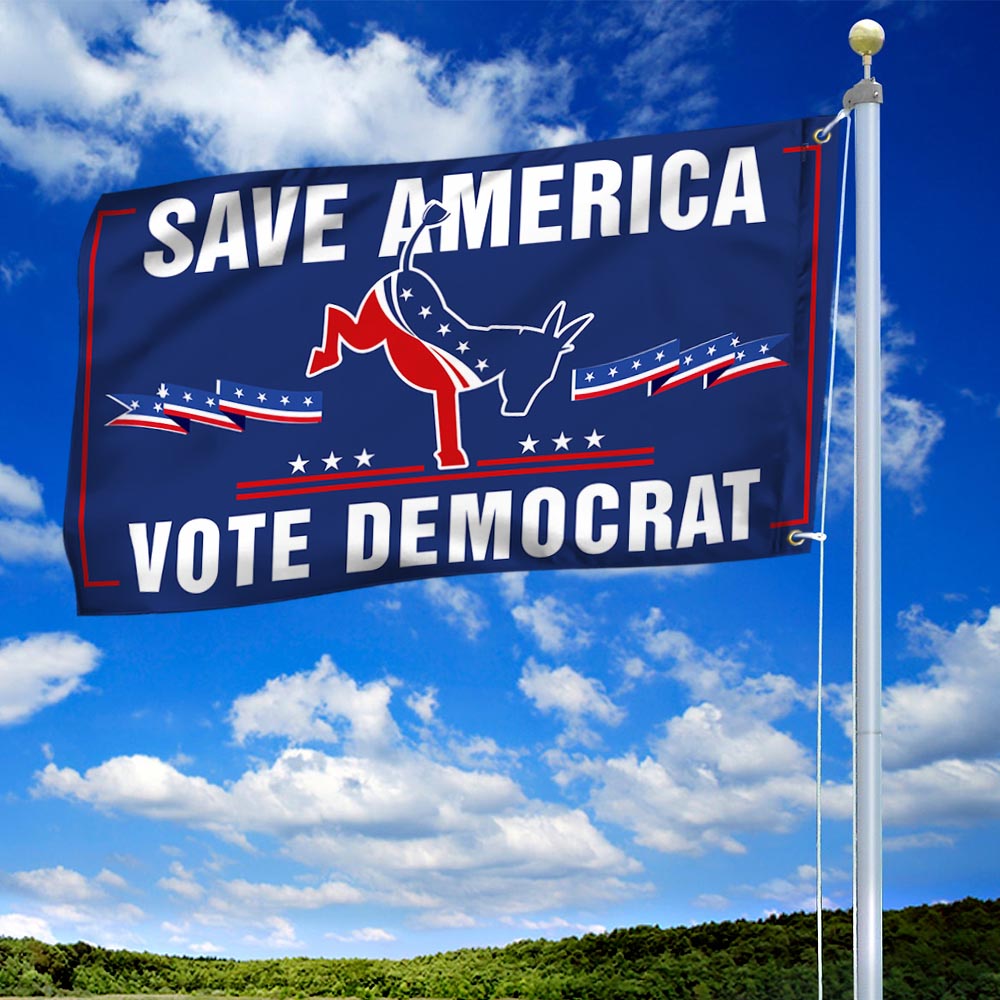 Biden Grommet Flag Save America Vote Democrat BNN504GF