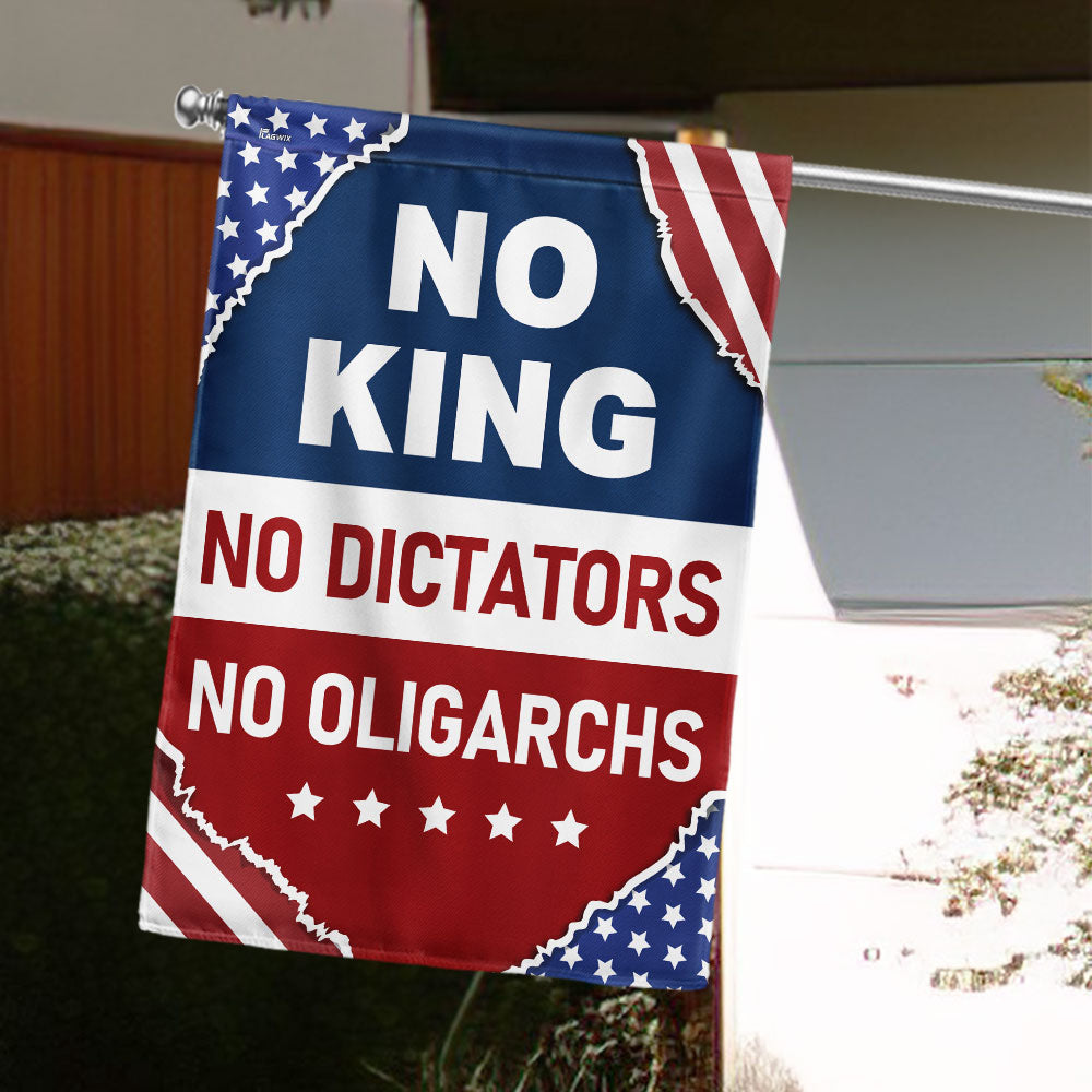 No King No Dictators US Flag LHB301LPN