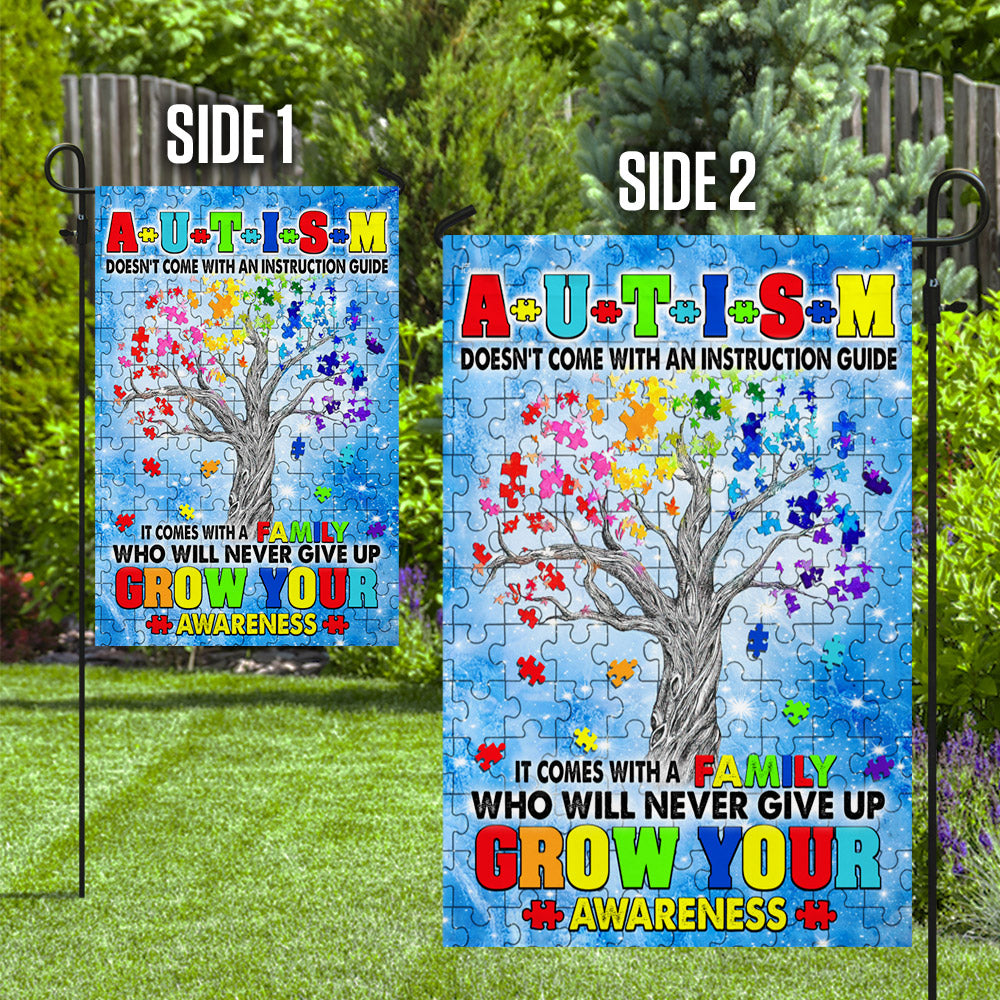 Autism Awareness Flag Autism Tree. Grow Your Awareness TTN553F