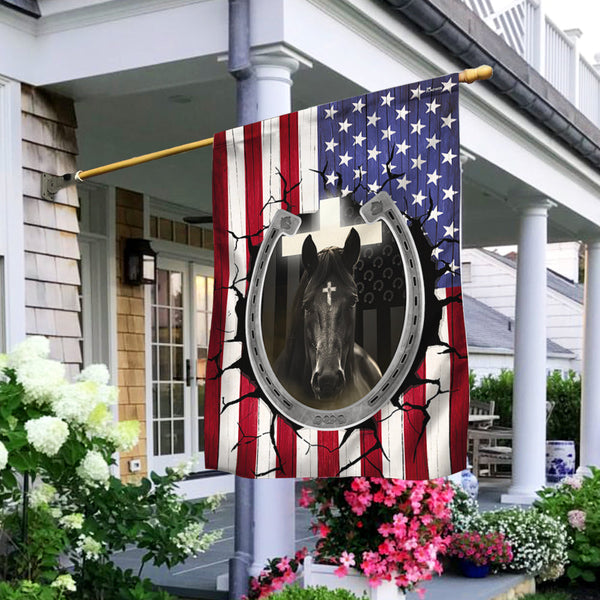 Flagwix American Flag - Happy 4th of july, Patriotic Horse American Flag TPT1895F