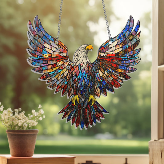 Bald Eagle Suncatcher Acrylic Window Hanging VTM1055PMN