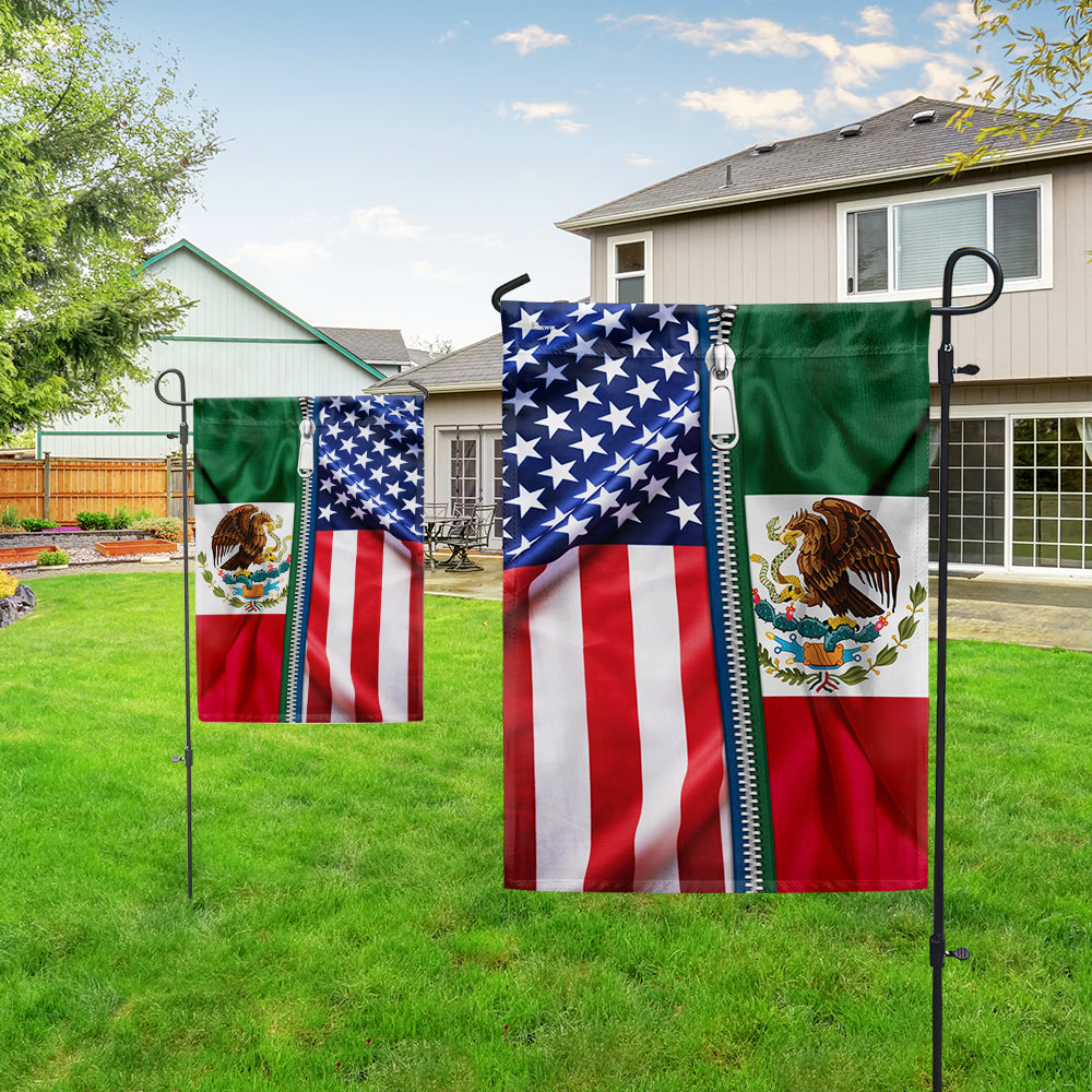 Mexican American Flag Mexico USA Friendship Flag TQN4770F