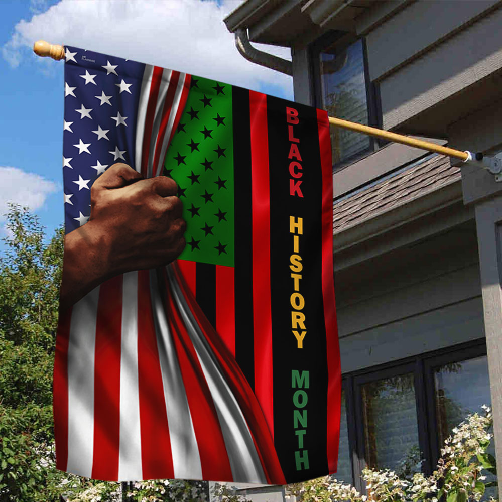 Black History Month Flag TRL1703Fv1