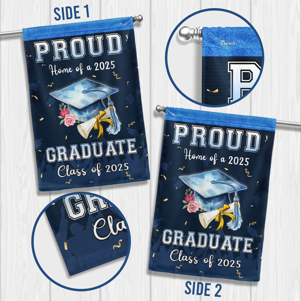 Proud Home Of A 2025 Graduate Graduation Flag TPT2716TTH