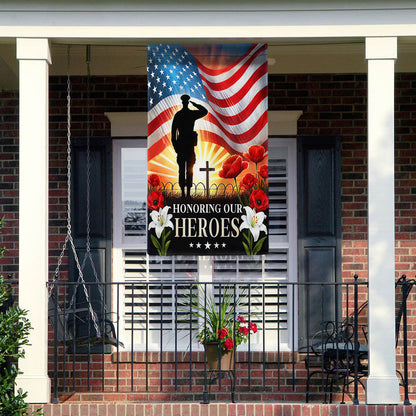 Memorial Day Honoring Our Heroes Veteran American Flag MLN5331TTH