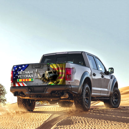 Huey Helicopter Vietnam War Memorial Truck Tailgate Decal Sticker Wrap DBD2687F