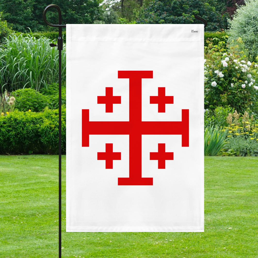 Jerusalem Catholic Cross Flag Crusader Flag TQN4672F