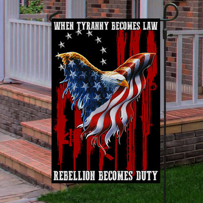 Betsy Ross Flag When Tyranny Becomes Law Rebellion Becomes Duty Flag THB3530Fv1