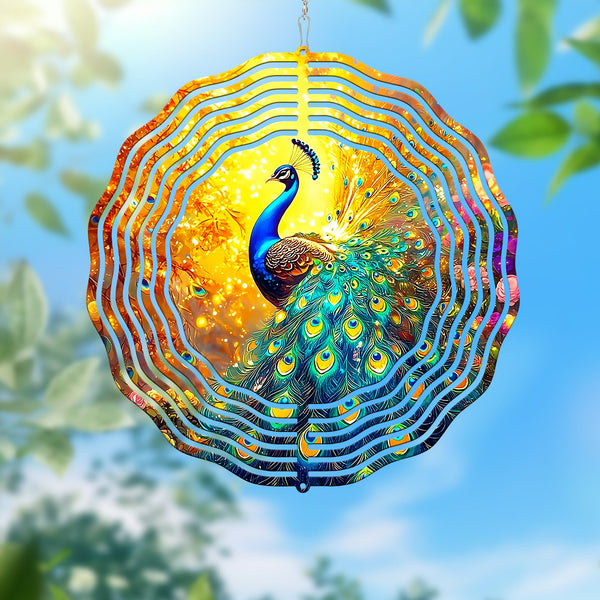 Colorful Peacock Wind Spinner VTM916WS
