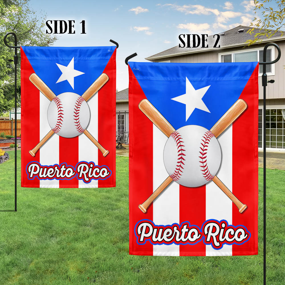Baseball Puerto Rico Flag TQN1035F