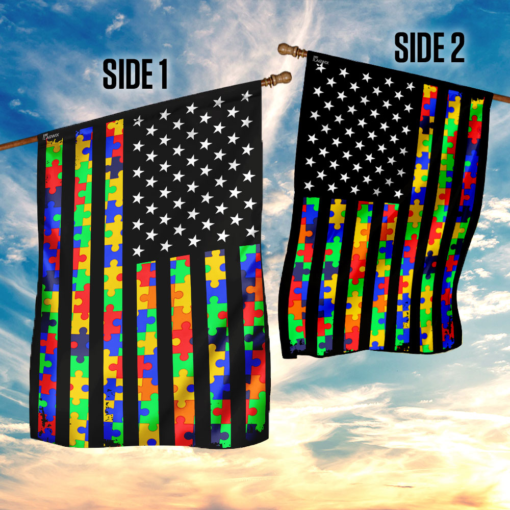 Autism Awareness Flag